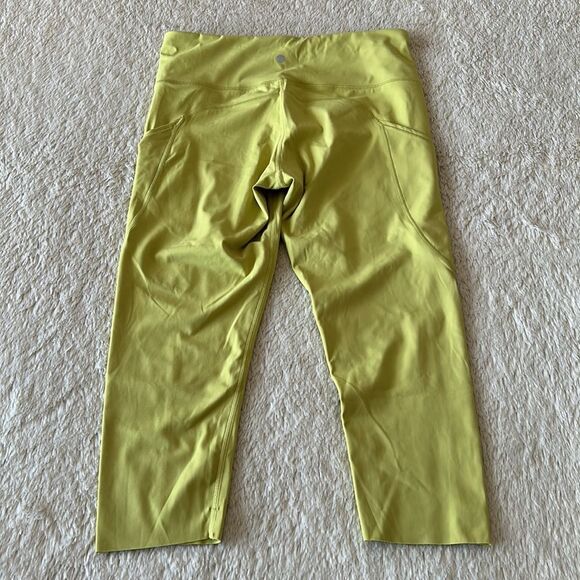 CRZ YOGA lemon vibe leggings size medium - Picture 3 of 16